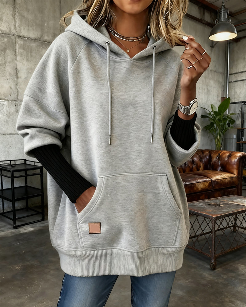 Opaline - Sweat à Capuche Décontracté Essentiel