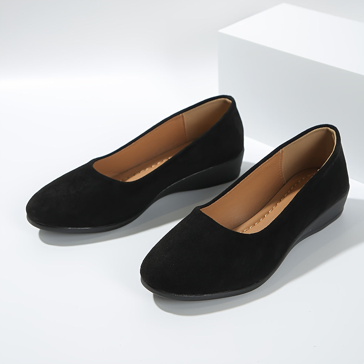 Kaelinne - Ballerines Chic Et Confortables À Talon Compensé