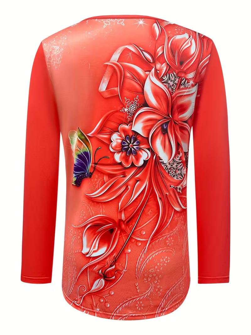 Faylorisse - Haut À Motif Floral Adapté À La Mode