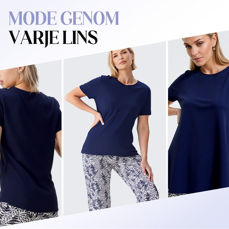 Ixoria - Ensemble femme coton décontracté avec pantalon imprimé fluide