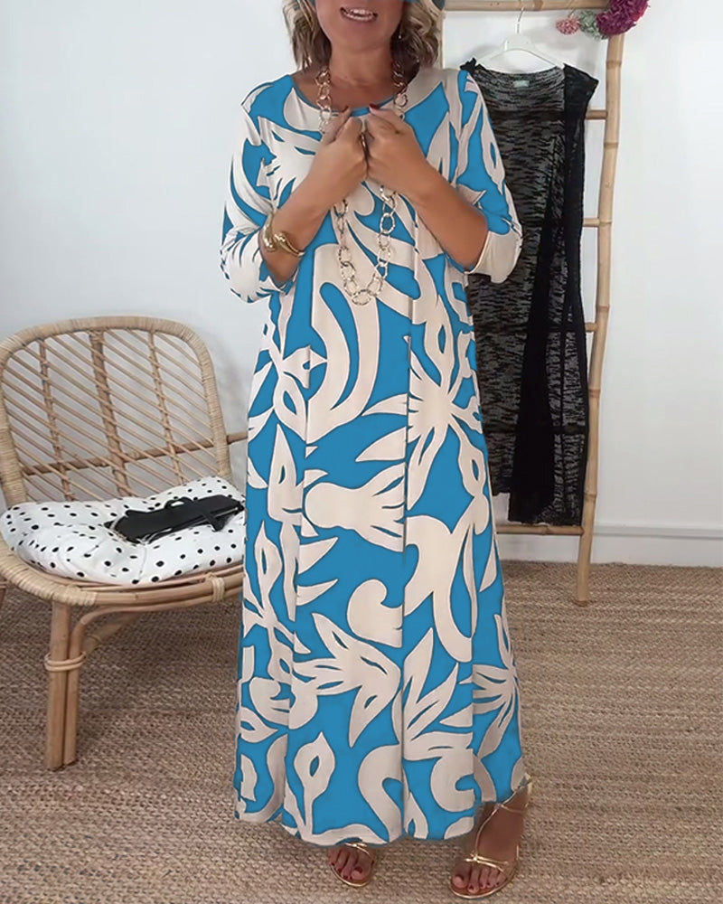 Fiona - Robe Longue Élégante