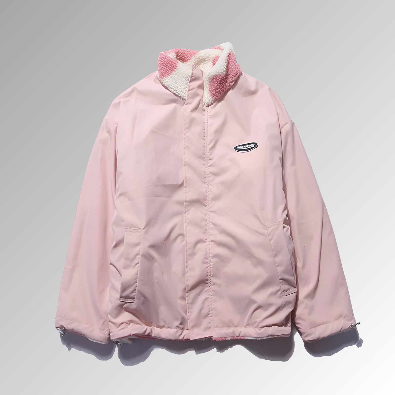 Anastasie - Jacket Hiver Douillet à Motifs Cœur