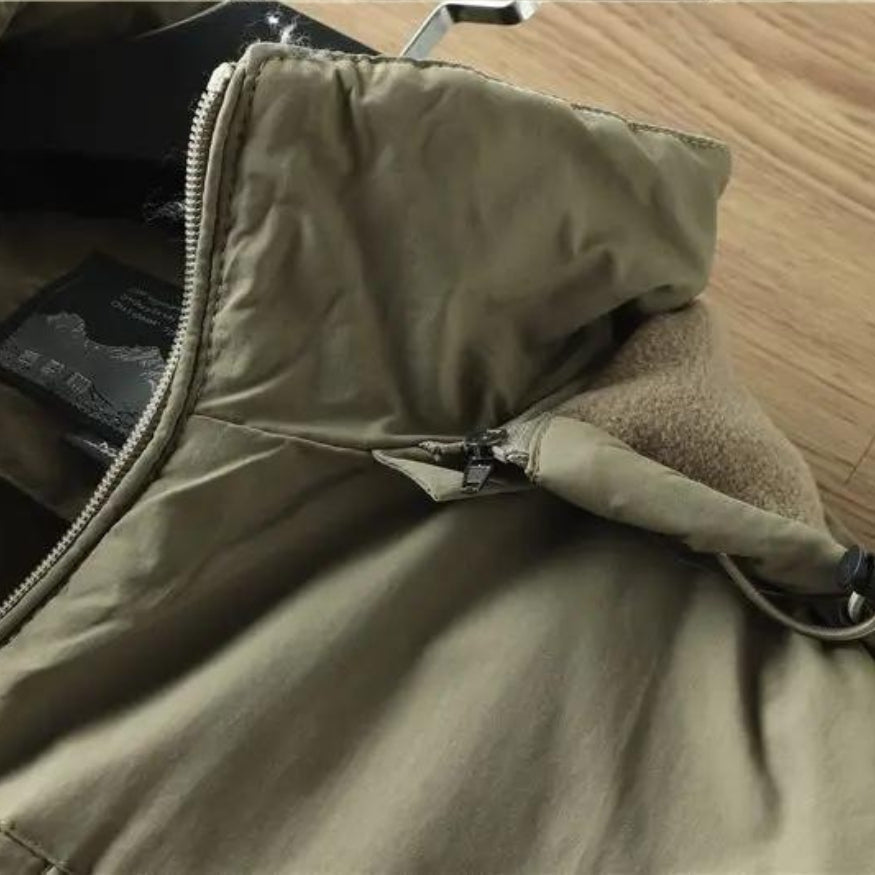 Jeremy - Men's hooded waterproof zip-up jacket