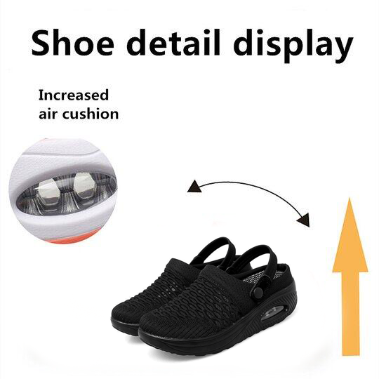 Delyvora - Chaussures de marche orthopédiques femme à coussin d’air