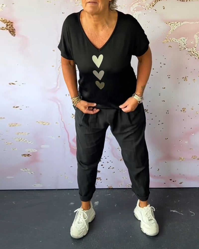 Tavira - Pantalon Décontracté Confortable avec Poche et Couleur Unie