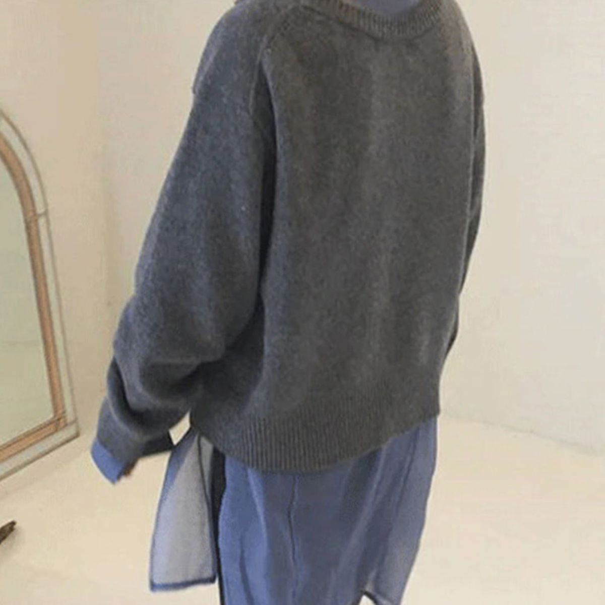Eva - Pull Tricot Chic à Col Rond