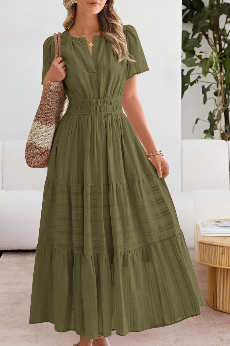 Adelphine - Robe d'Été Boho Breeze Légère et Élégante