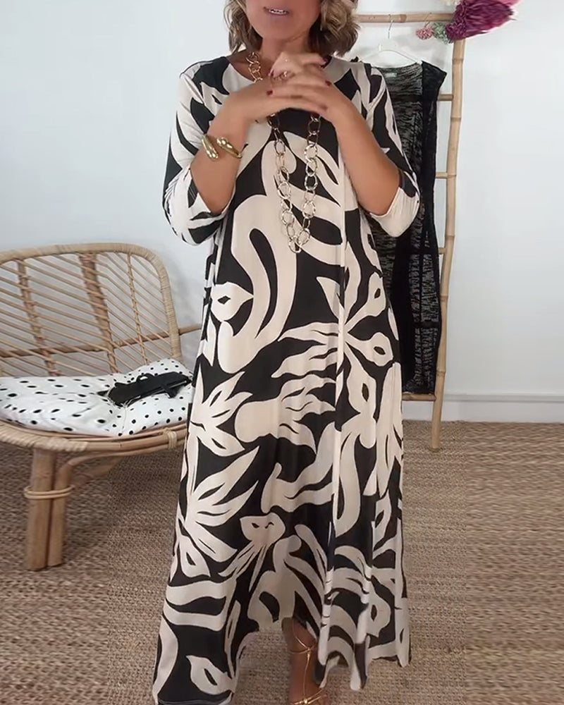 Fiona - Robe Longue Élégante