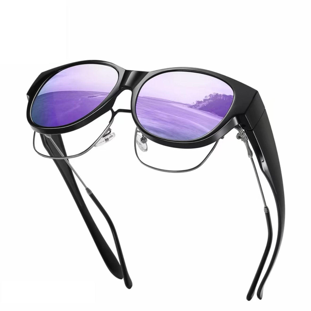 Dovrya - Lunettes soleil femme cat eye polarisées UV400 style chic
