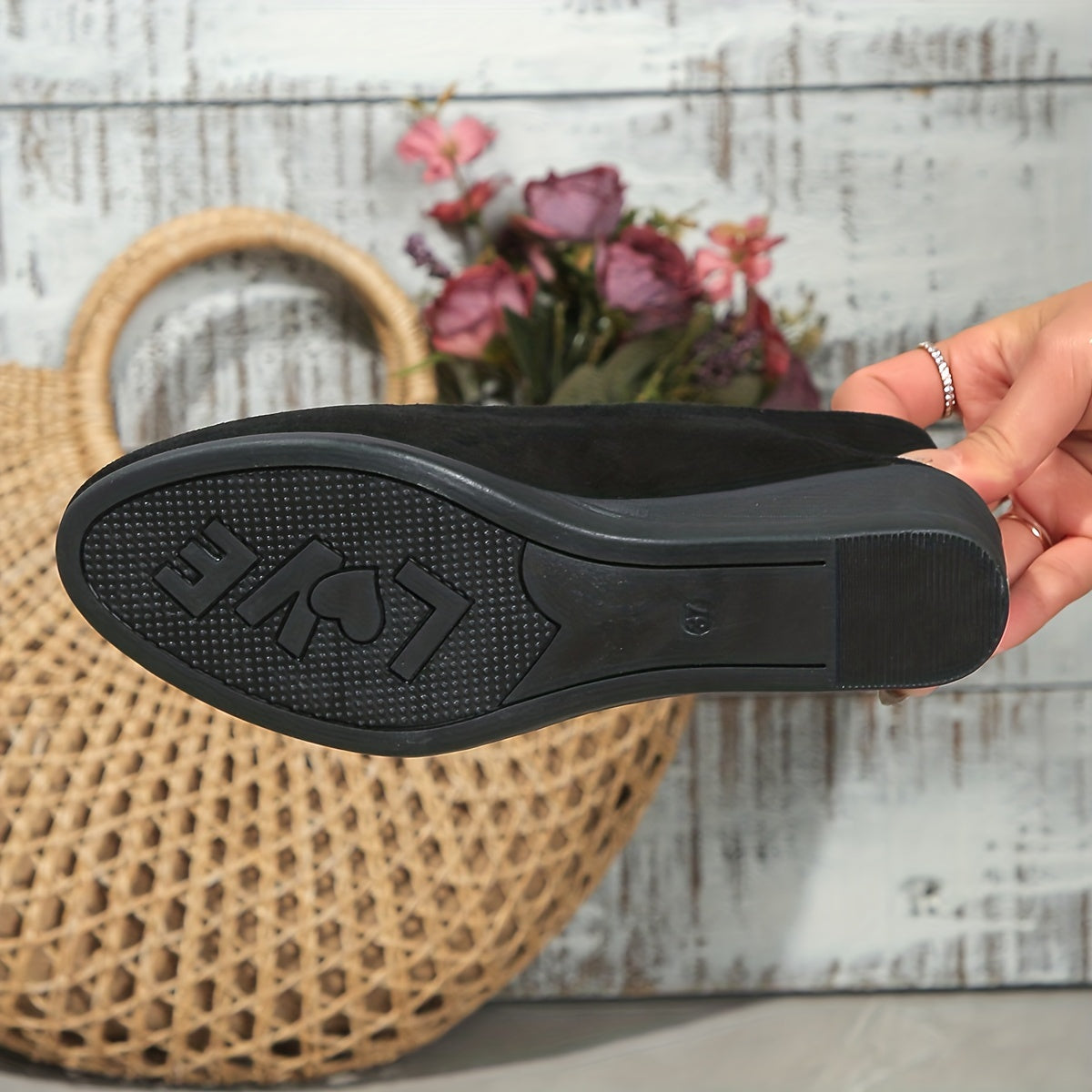 Kaelinne - Ballerines Chic Et Confortables À Talon Compensé