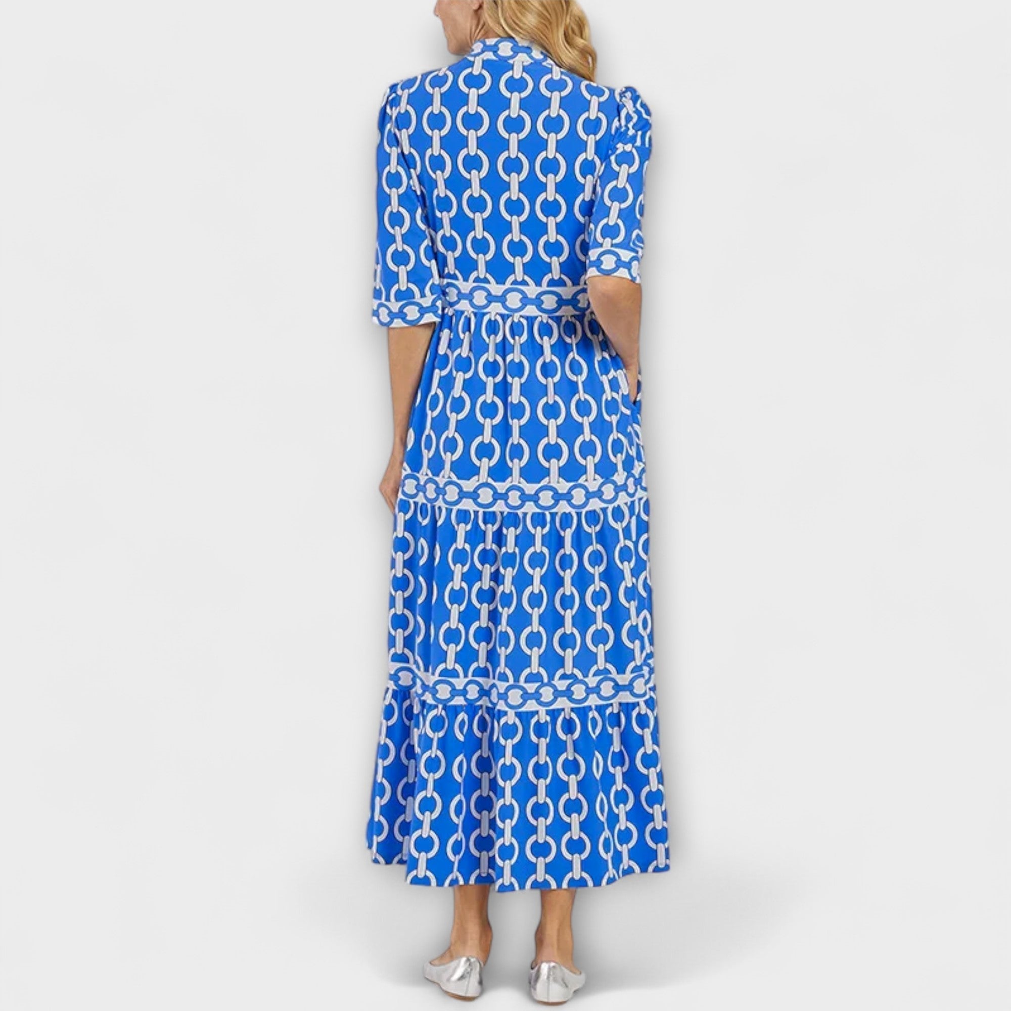 Corinna - Robe midi avec motif de chaîne