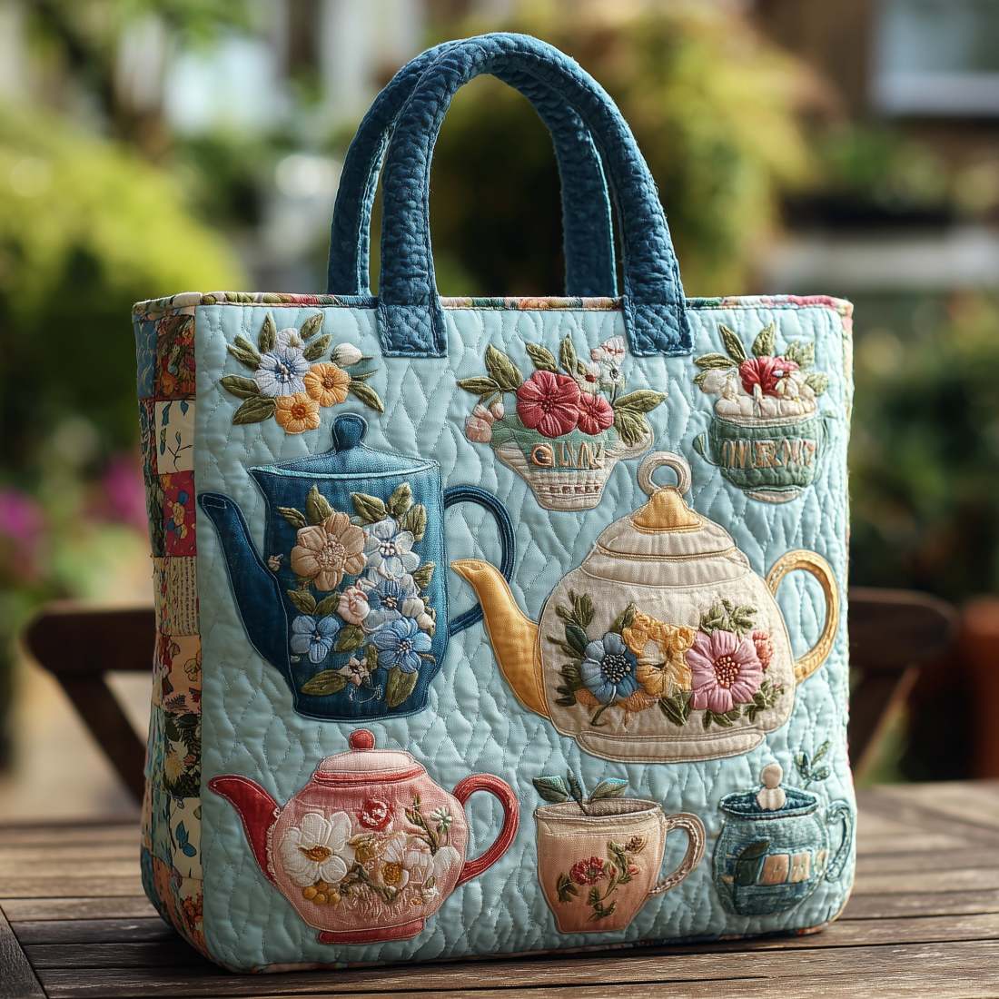 Gwenavella -  Sac Artistique Avec Motif Floral 3D