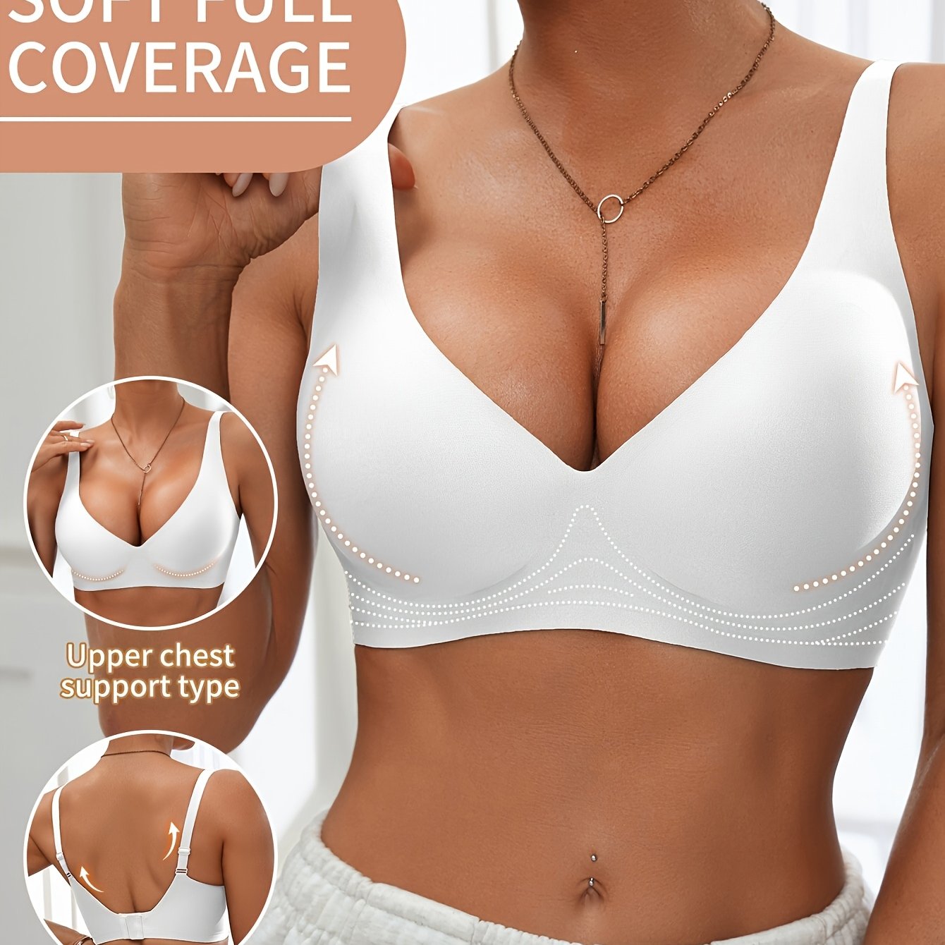 Isendra - Brassière Push-Up Confort Haute Couverture