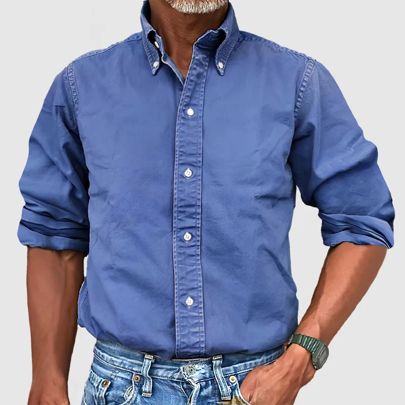 Felix - Chemise à Manches Longues Essentielle pour Homme