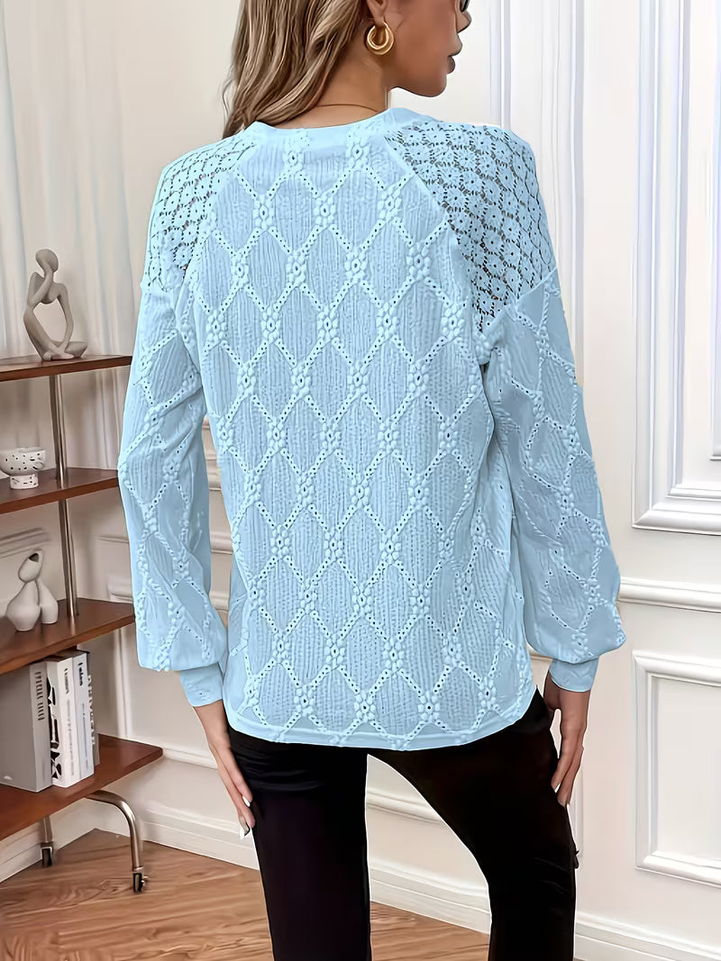 Gisellae - Blouse À Motif Et À Manches Longues