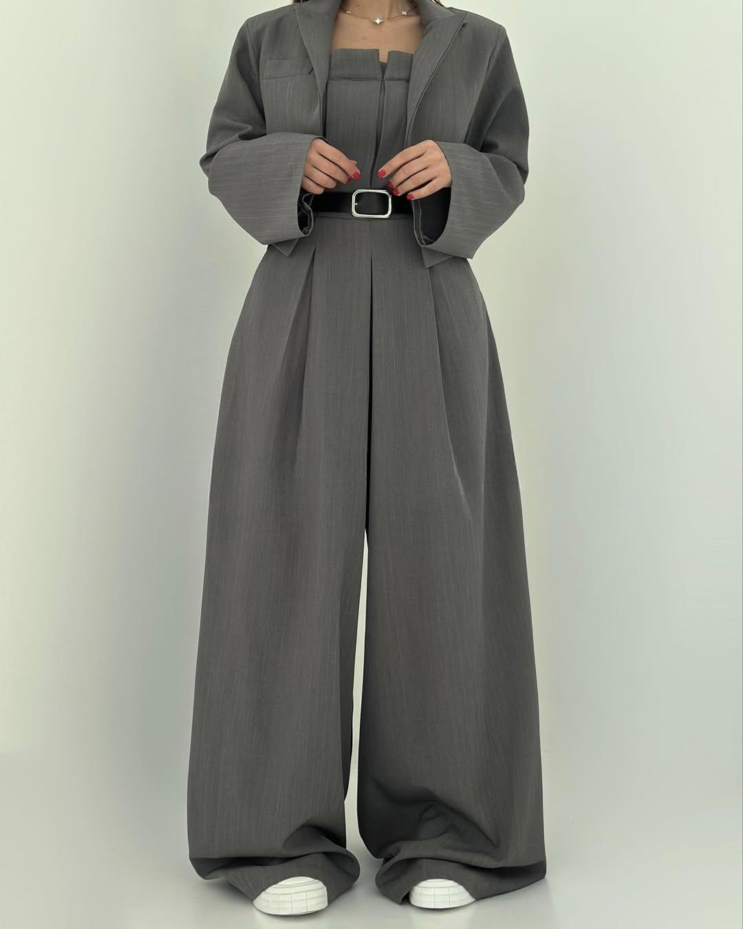 Cyravine - Ensemble Femme Bustier et Veste Style Élégant et Tendance