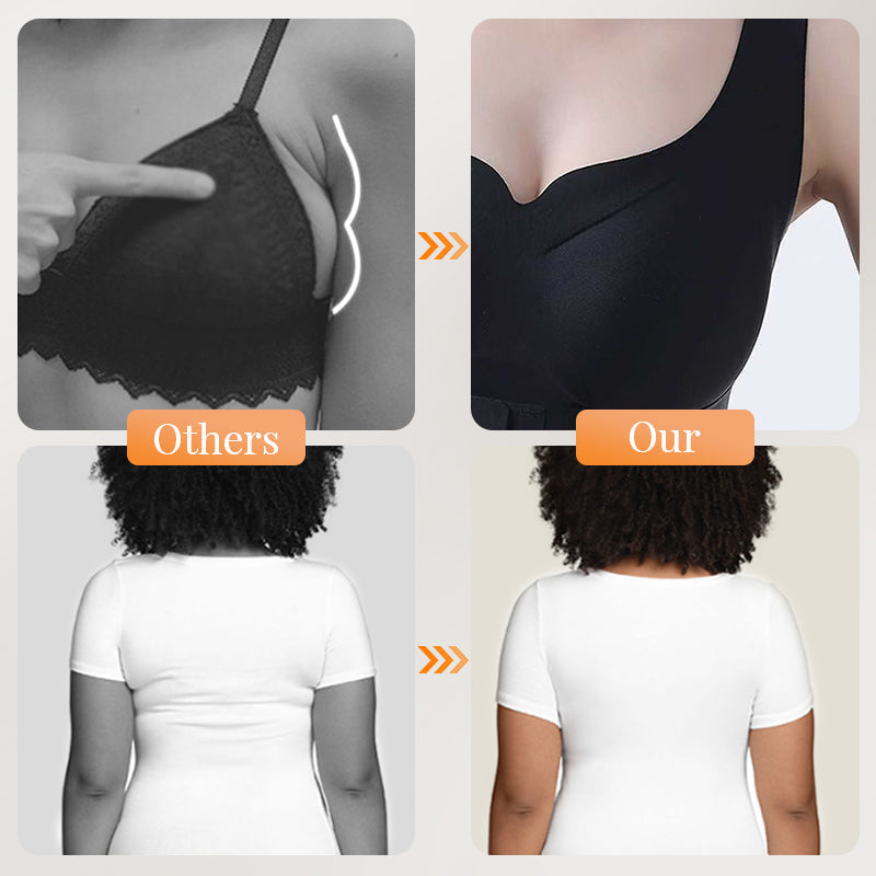 Hestia - Soutien-gorge push-up sans coutures avec fermeture à l'avant pour femmes