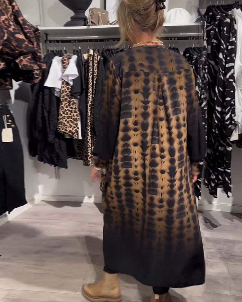 Héloïse - Robe féminine marron polyvalente