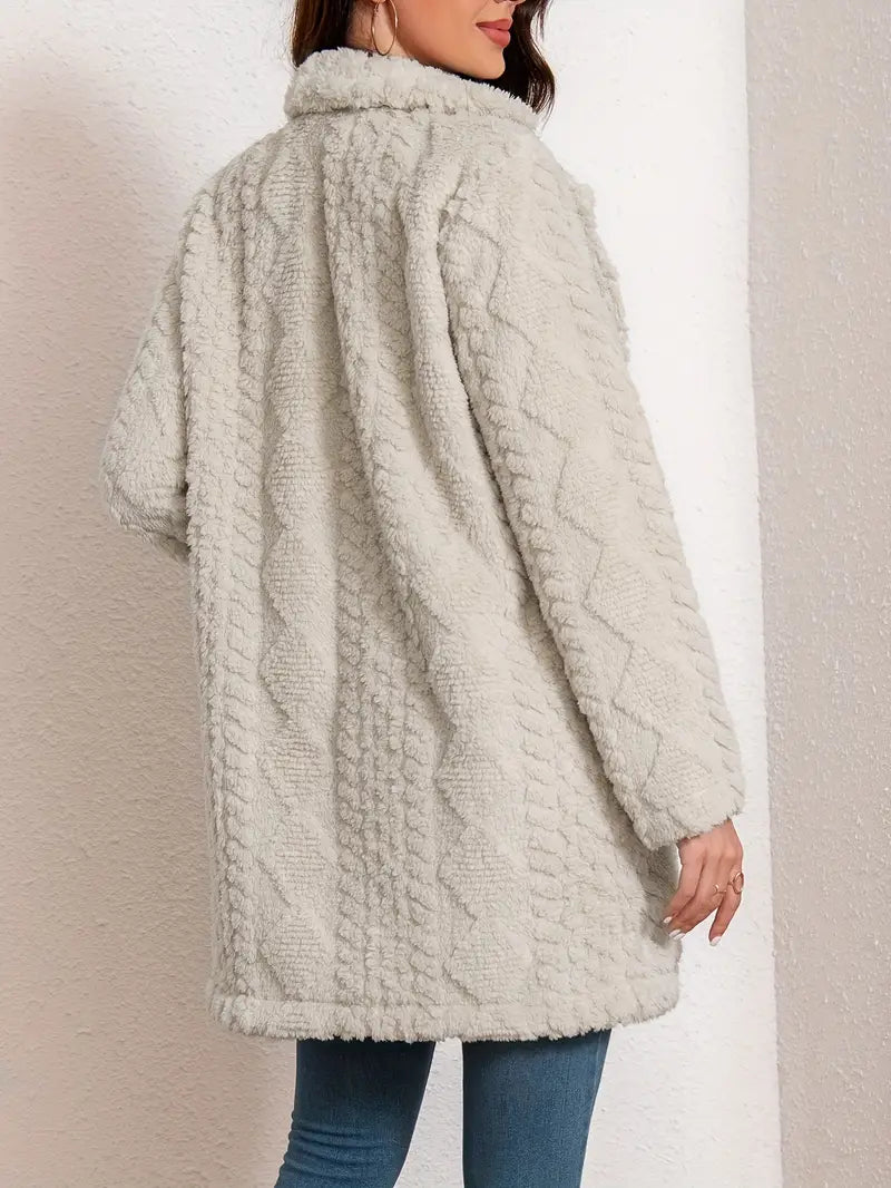 Léa - Manteau en fausse fourrure pour femme