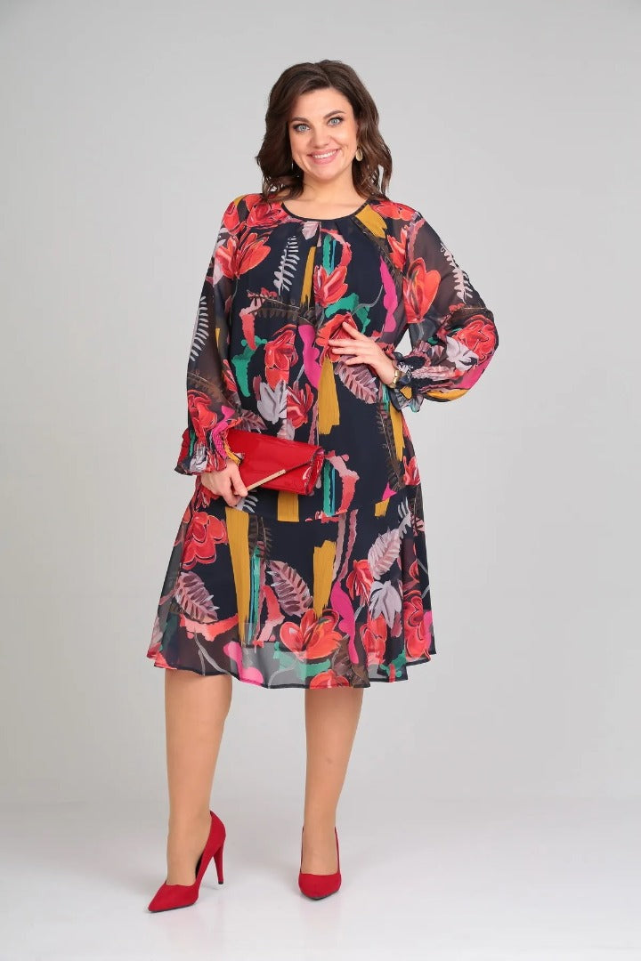 Florine – Robe fleurie élégante