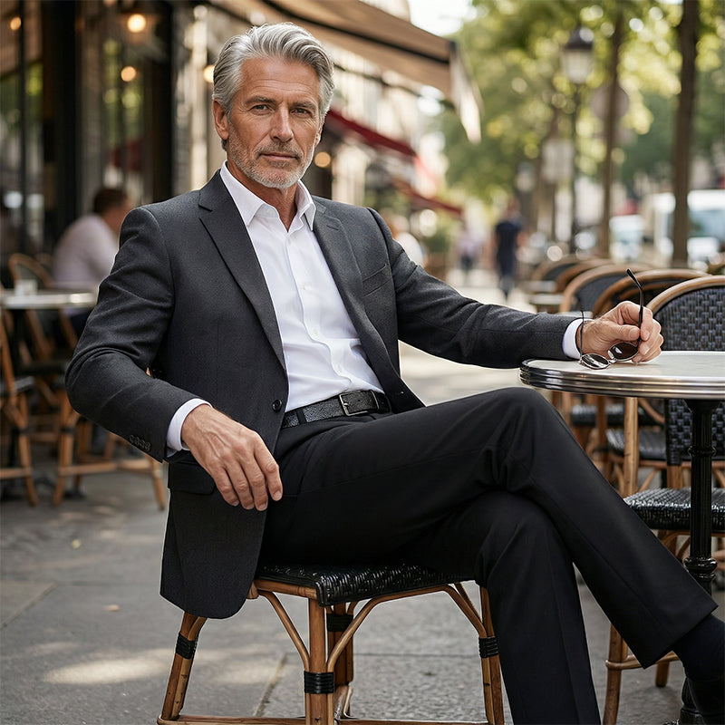 Antoine - Pantalon homme slim extensible pour bureau