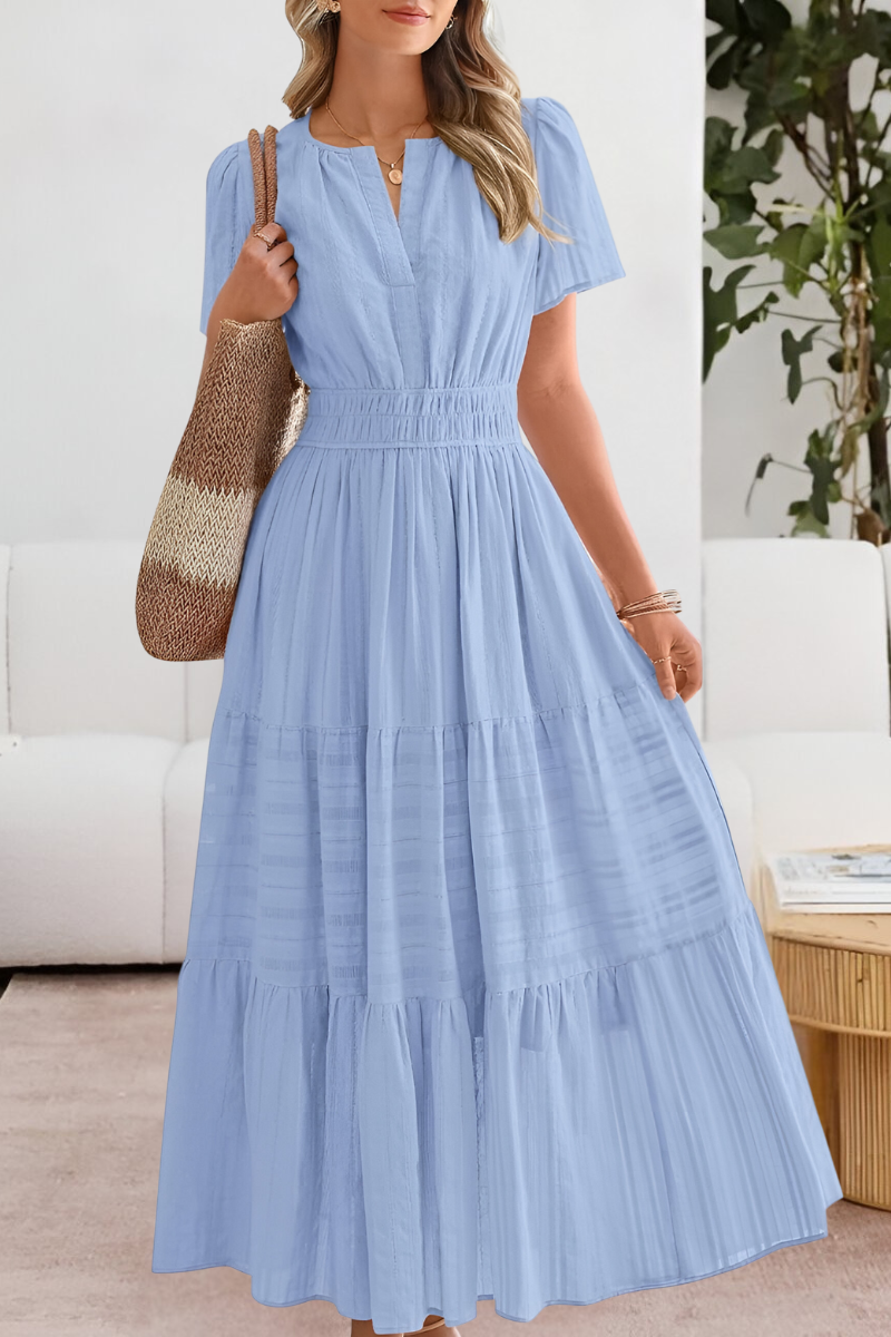 Adelphine - Robe d'Été Boho Breeze Légère et Élégante