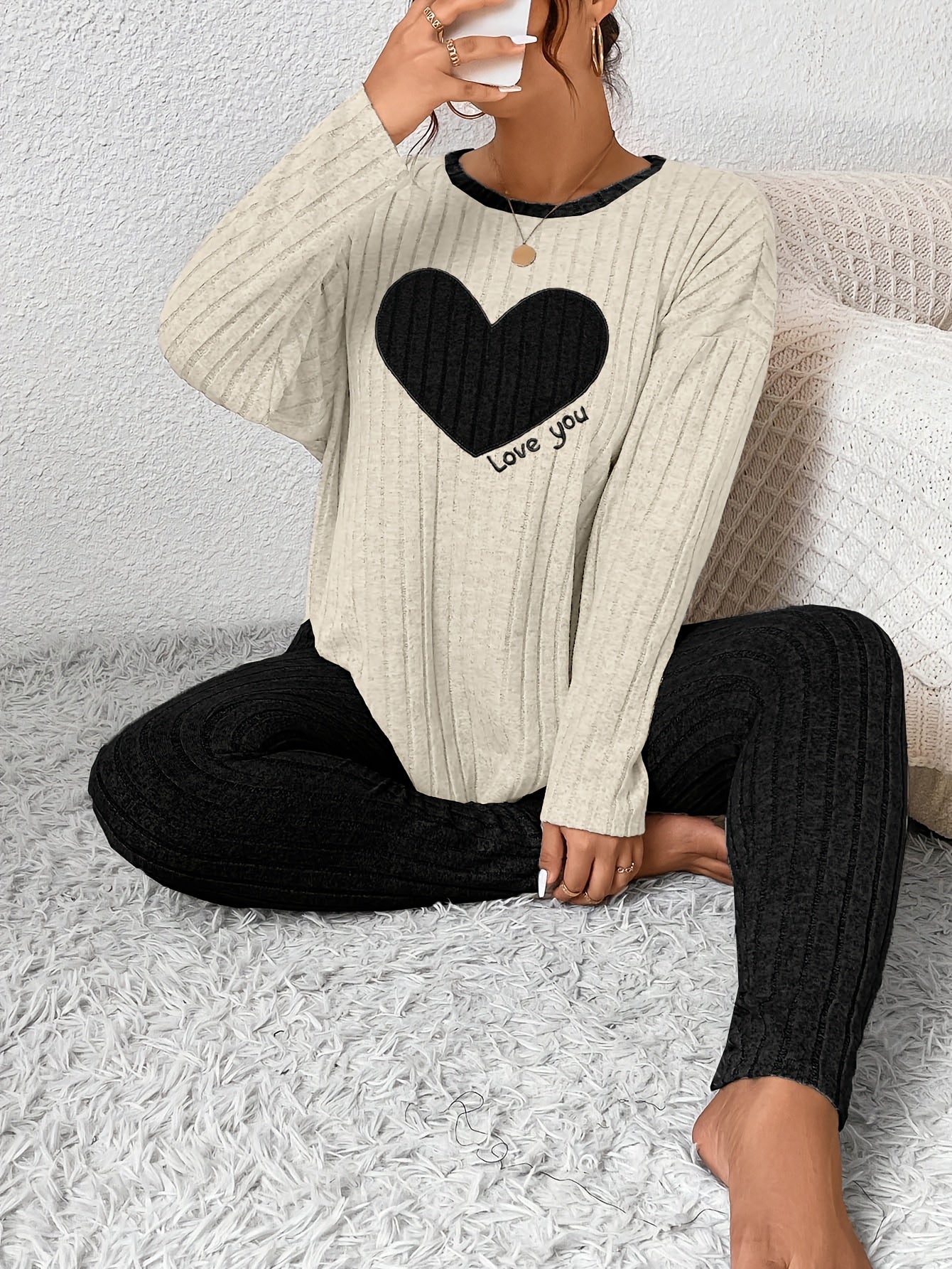 Javelle - Ensemble Loungewear Cœur Confort Relax