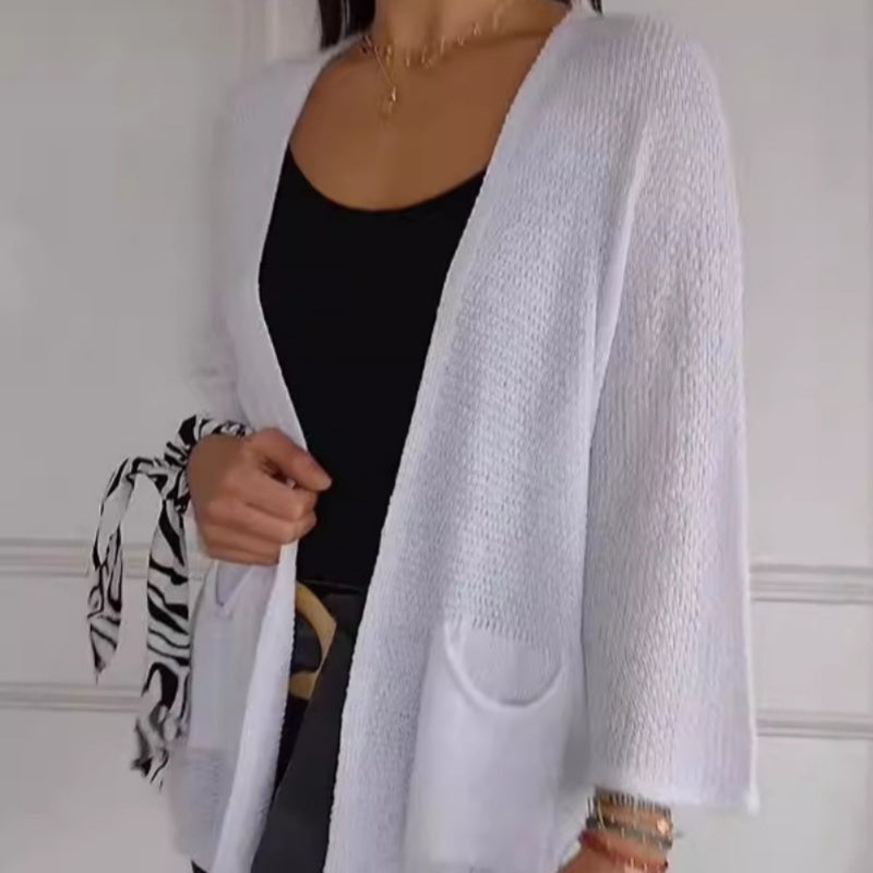 Noor - Manteau Tricoté Ouvert