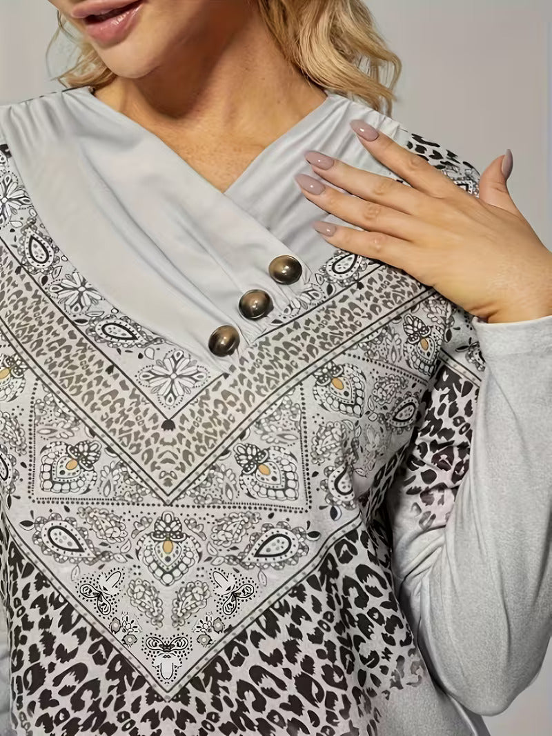 Noralivessa - Robe Mini Imprimée D’Inspiration Ethnique