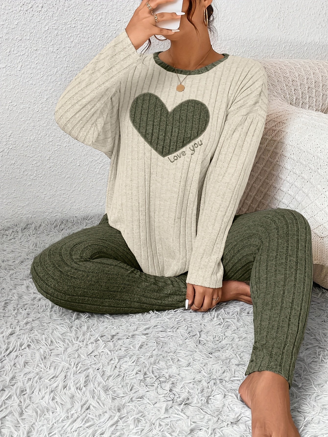 Javelle - Ensemble Loungewear Cœur Confort Relax