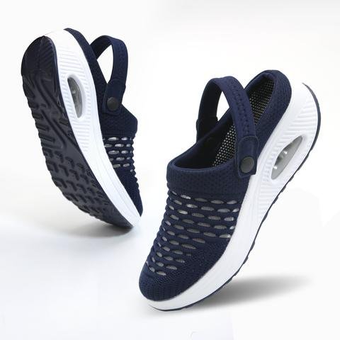 Delyvora - Chaussures de marche orthopédiques femme à coussin d’air