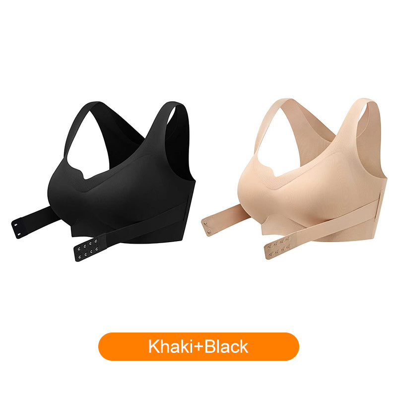 Hestia - Soutien-gorge push-up sans coutures avec fermeture à l'avant pour femmes