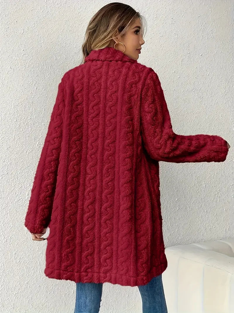 Léa - Manteau en fausse fourrure pour femme