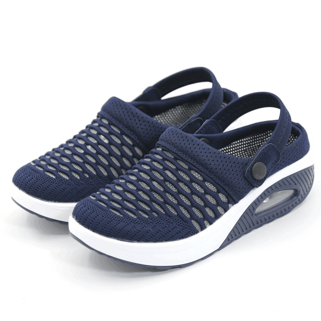 Delyvora - Chaussures de marche orthopédiques femme à coussin d’air