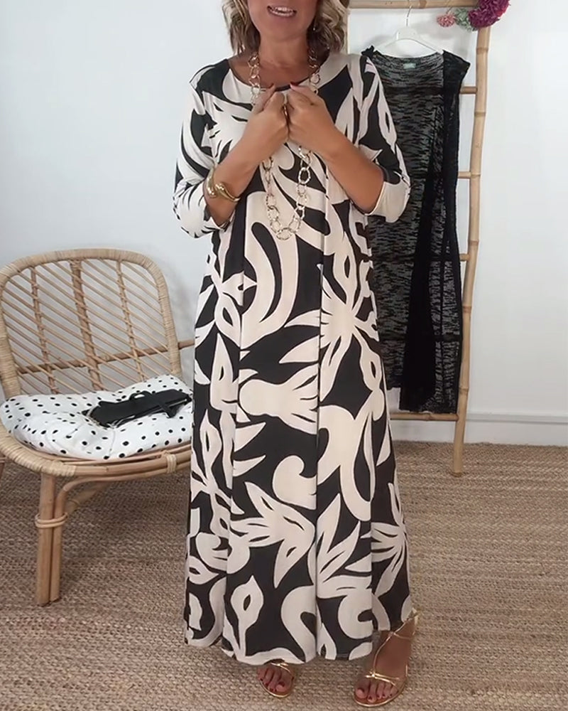Fiona - Robe Longue Élégante