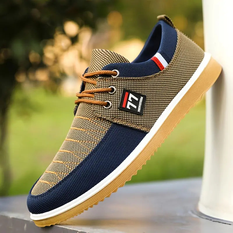 Ethan - Chaussures homme en toile avec semelle confortable