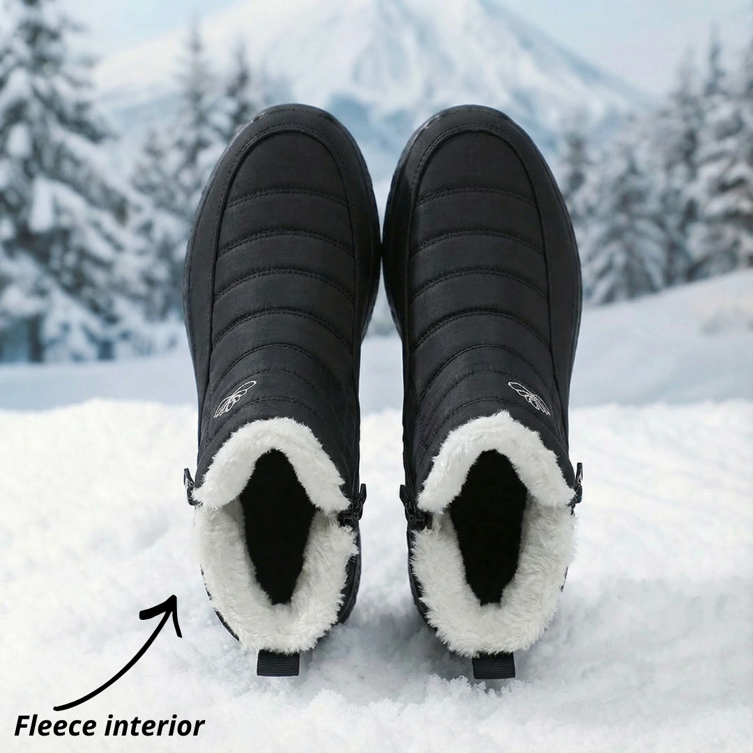 Oravellivra - Bottes de Confort en Polaire Basses