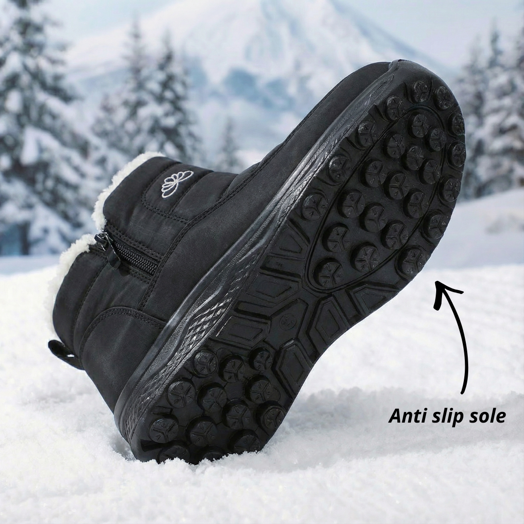 Oravellivra - Bottes de Confort en Polaire Basses