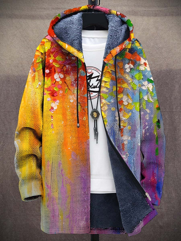 Paulette - Cardigan femme artistique à capuche avec doublure douce