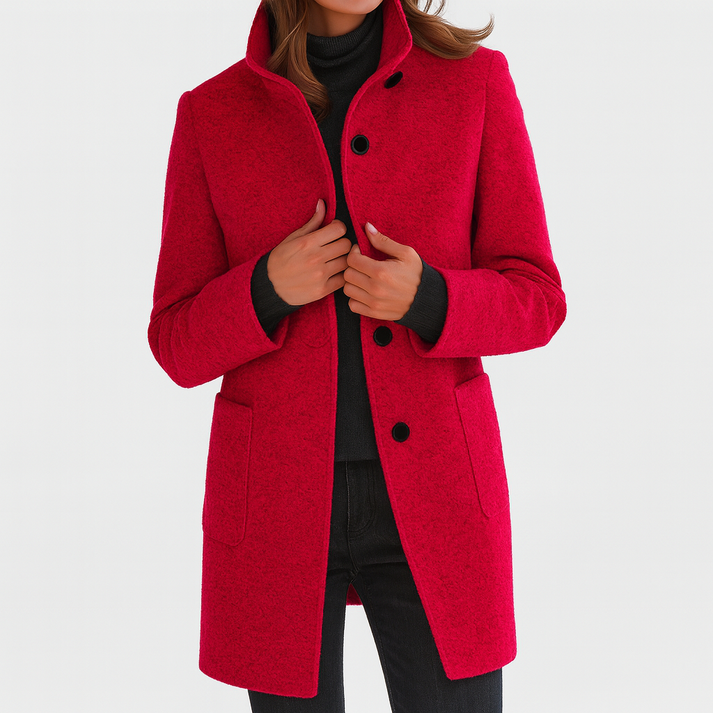 Marionne - Veste pour femme avec col montant pour un style élégant et fonctionnel