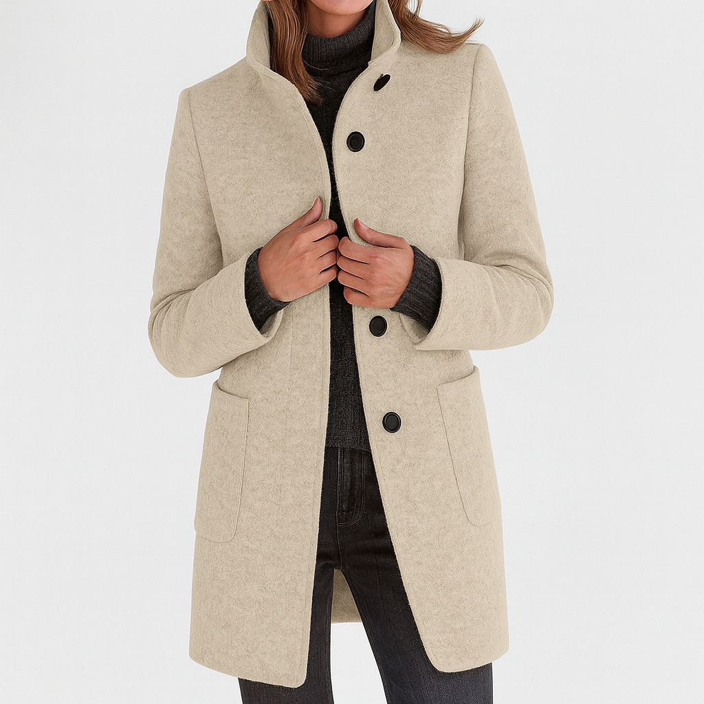 Marionne - Veste pour femme avec col montant pour un style élégant et fonctionnel
