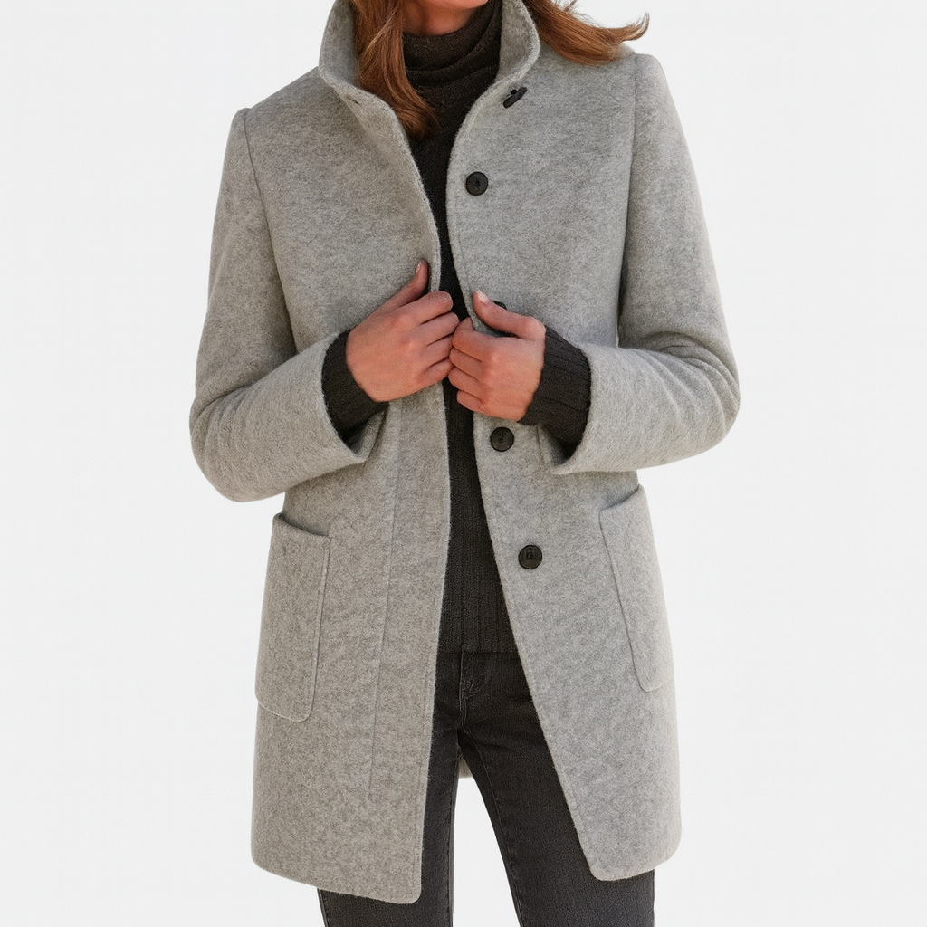 Marionne - Veste pour femme avec col montant pour un style élégant et fonctionnel