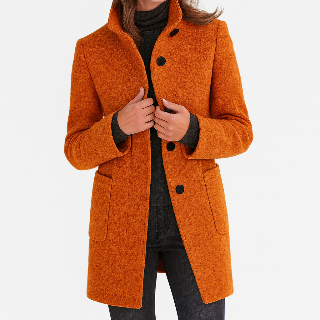 Marionne - Veste pour femme avec col montant pour un style élégant et fonctionnel