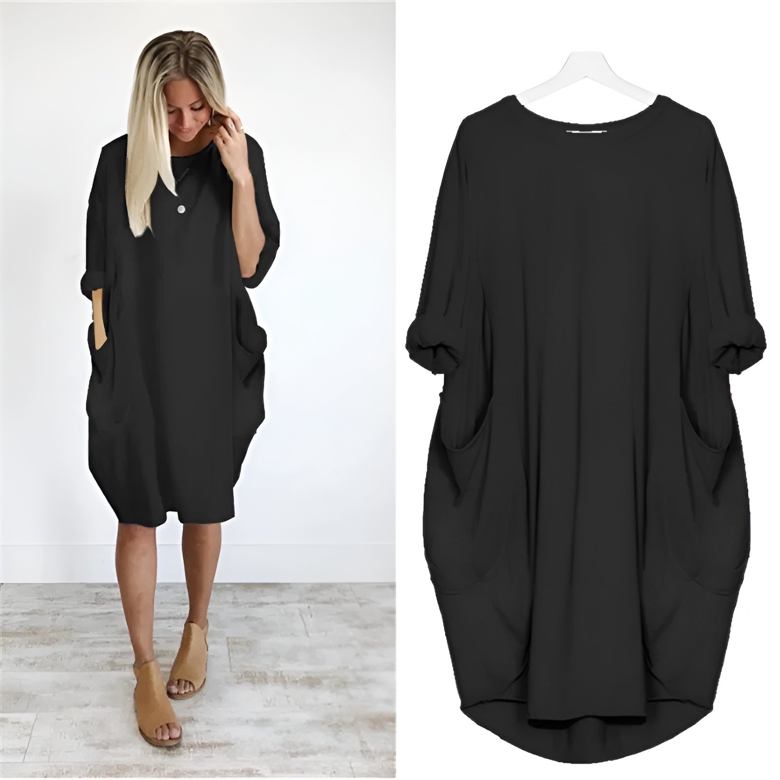 Axelle - Robe Confortable avec Poches