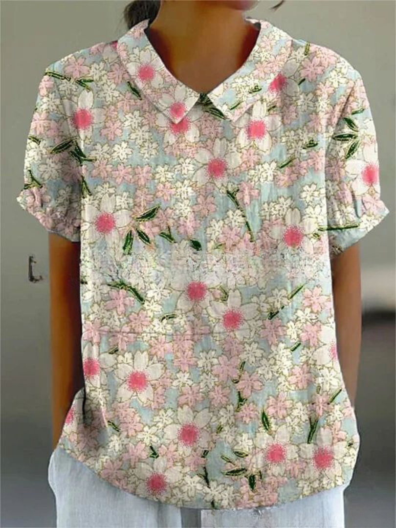 Ombeline - Chemise Florale Élégante