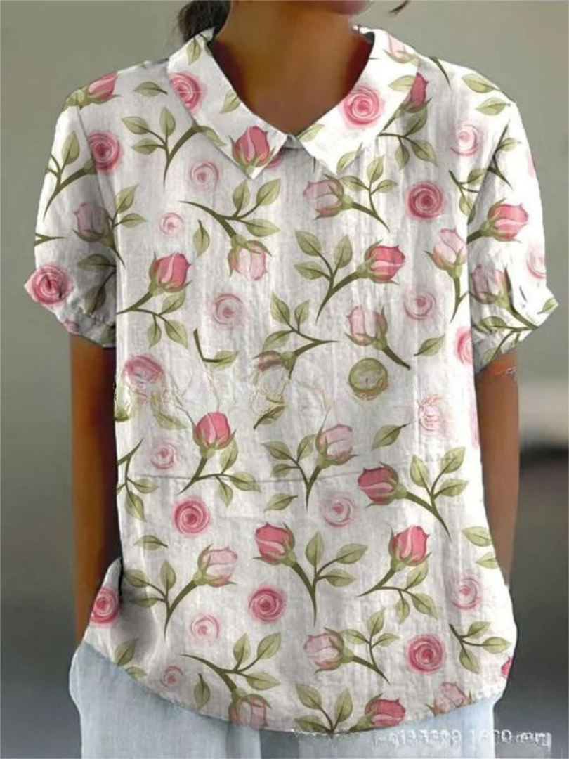 Ombeline - Chemise Florale Élégante