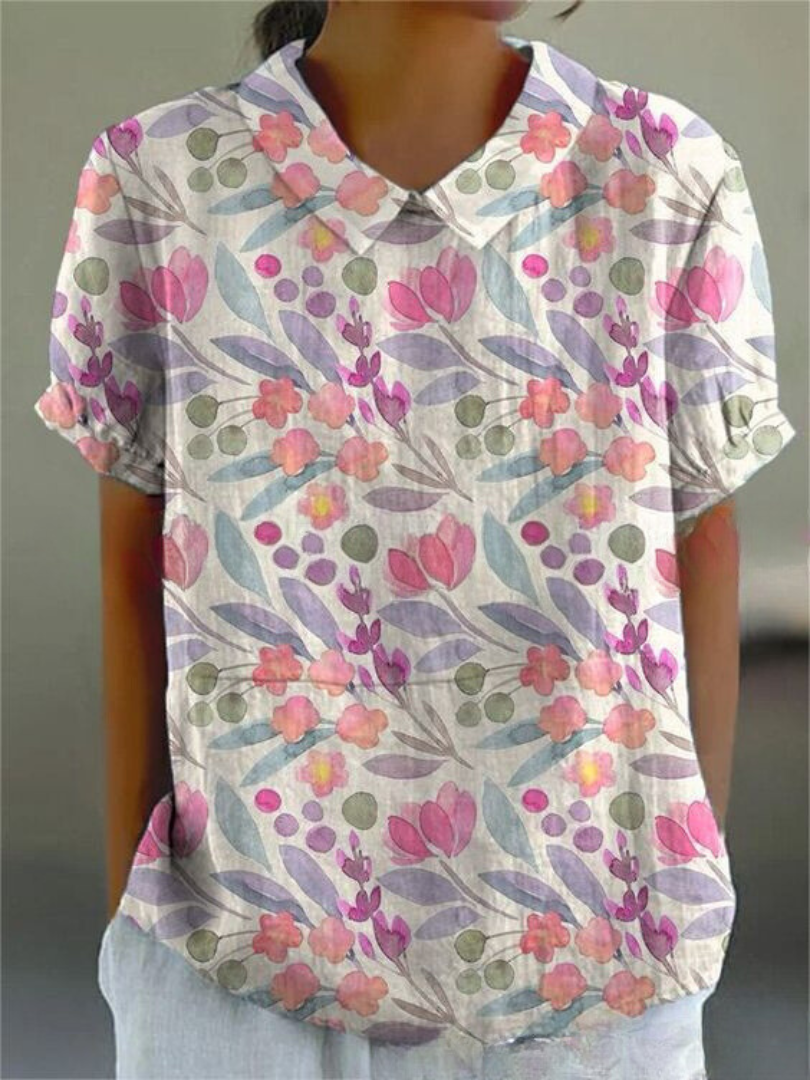 Ombeline - Chemise Florale Élégante