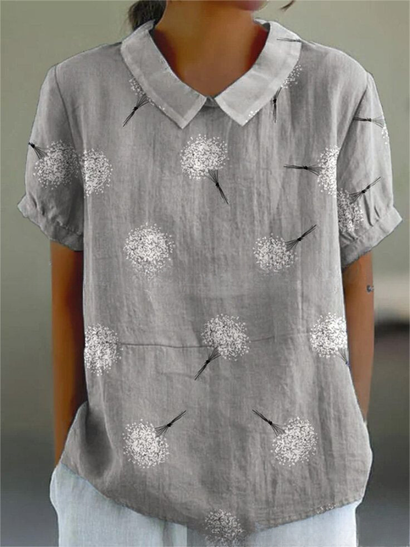 Ombeline - Chemise Florale Élégante