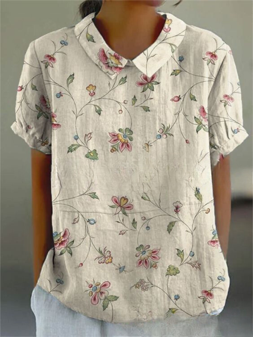 Ombeline - Chemise Florale Élégante