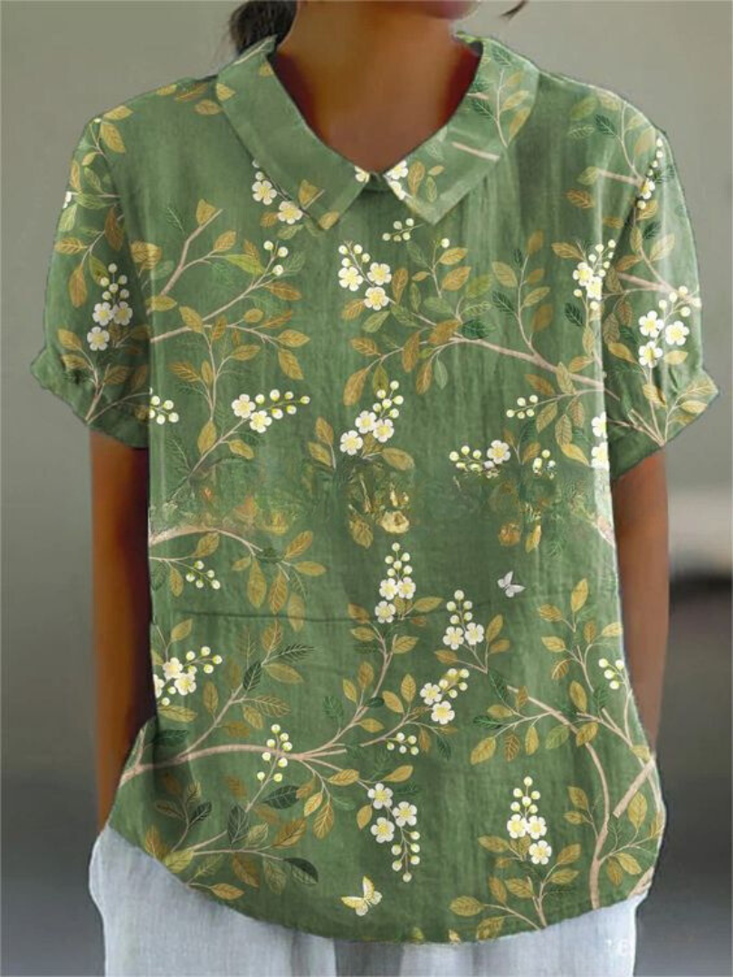 Ombeline - Chemise Florale Élégante